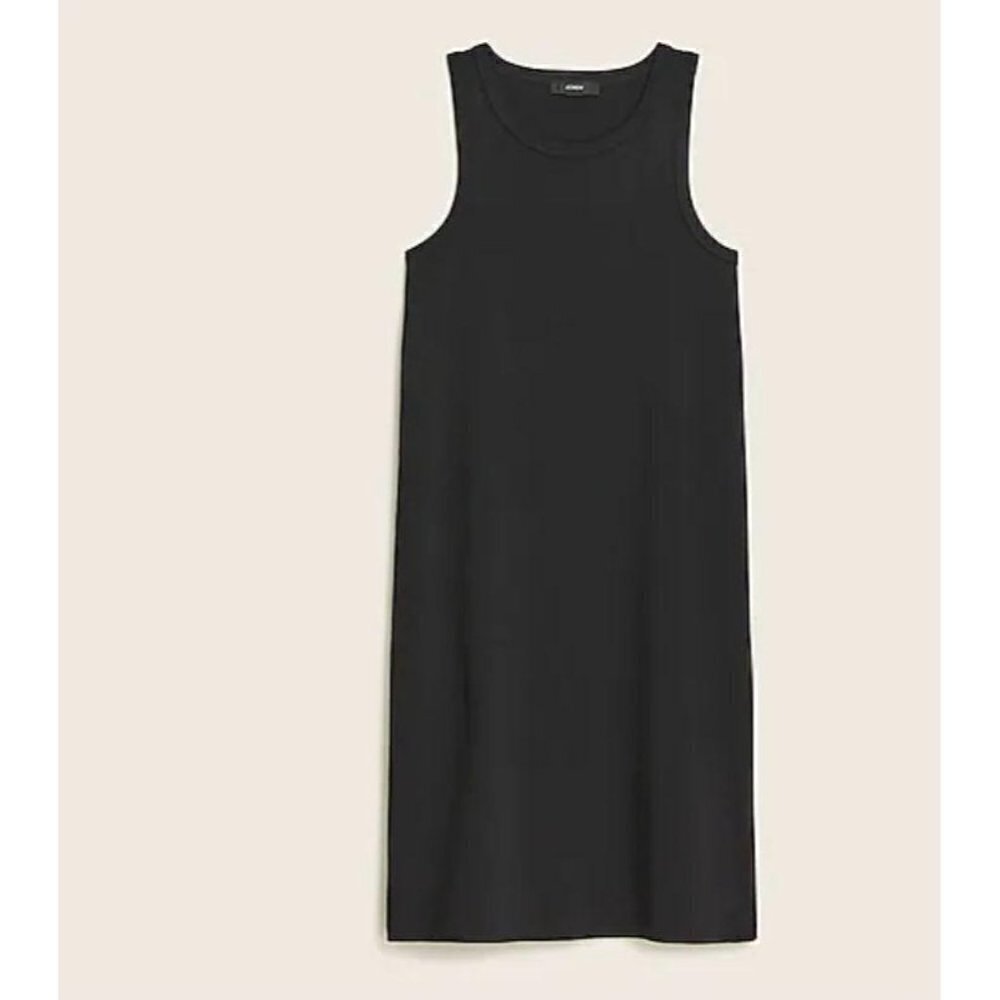J. Crew Knit cutaway mini dress AY836 Black